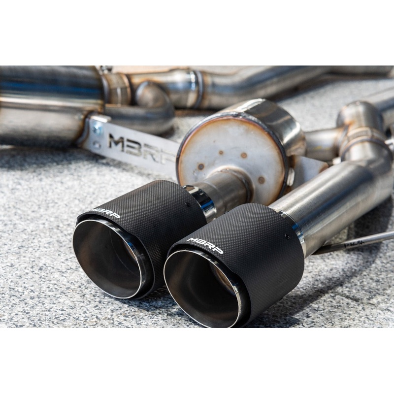 MBRP BMW G80 M3 / G82 M4 3in Axle Back Dual Rear Exit w/ Carbon Fiber Tips