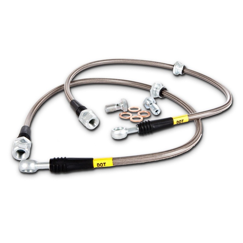 Stainless Steel Front Brake Lines by StopTech | 2017-2019 Subaru WRX (950.47006)