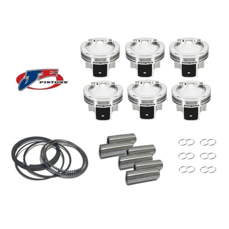 JE Asymmetrical FSR Forged Pistons Toyota Supra MK4 2JZGTE 2JZ-GTE 2JZ-GE 86mm STD -7.7 cc 9.5:1