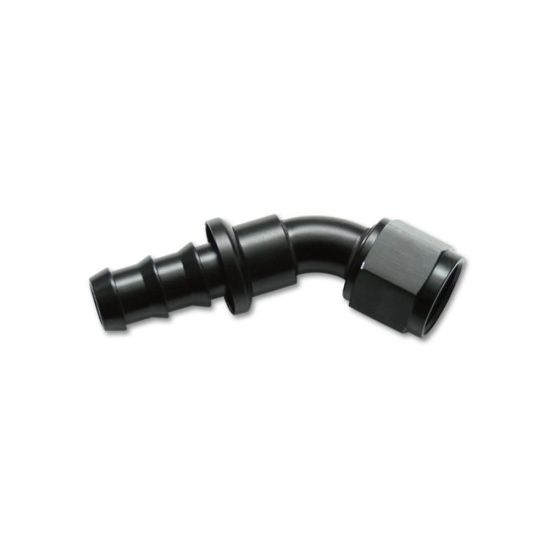 Vibrant -10AN Push-On 45 Deg Hose End Fitting – Aluminum