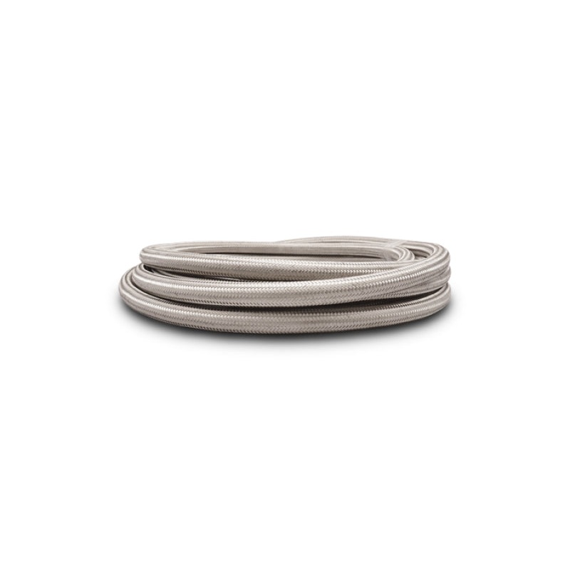 Vibrant -6 AN SS Braided Flex Hose (20 foot roll)