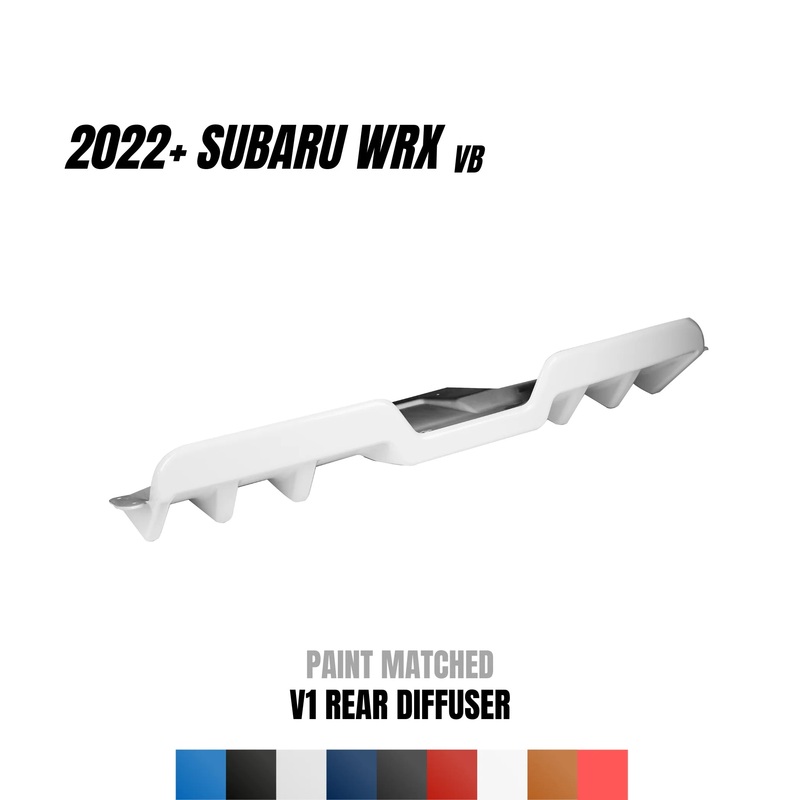 JDMuscle Rear Diffuser V1 Paint Matched – 2022+ WRX
