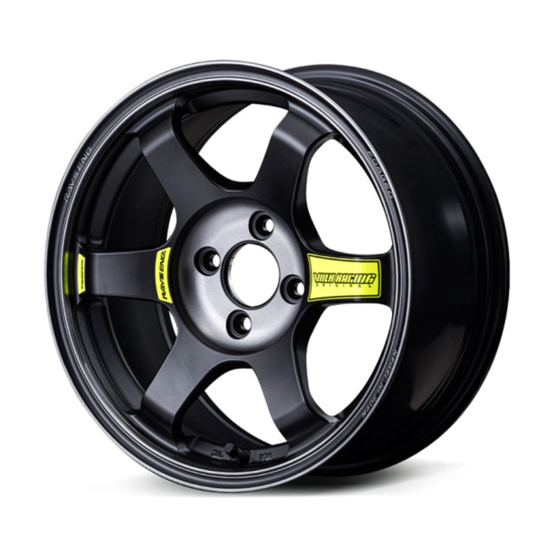 Volk Racing TE37 Saga SL M-Spec Wheel  – 15×7.5 +28 | 4×100 |  Pressed Black