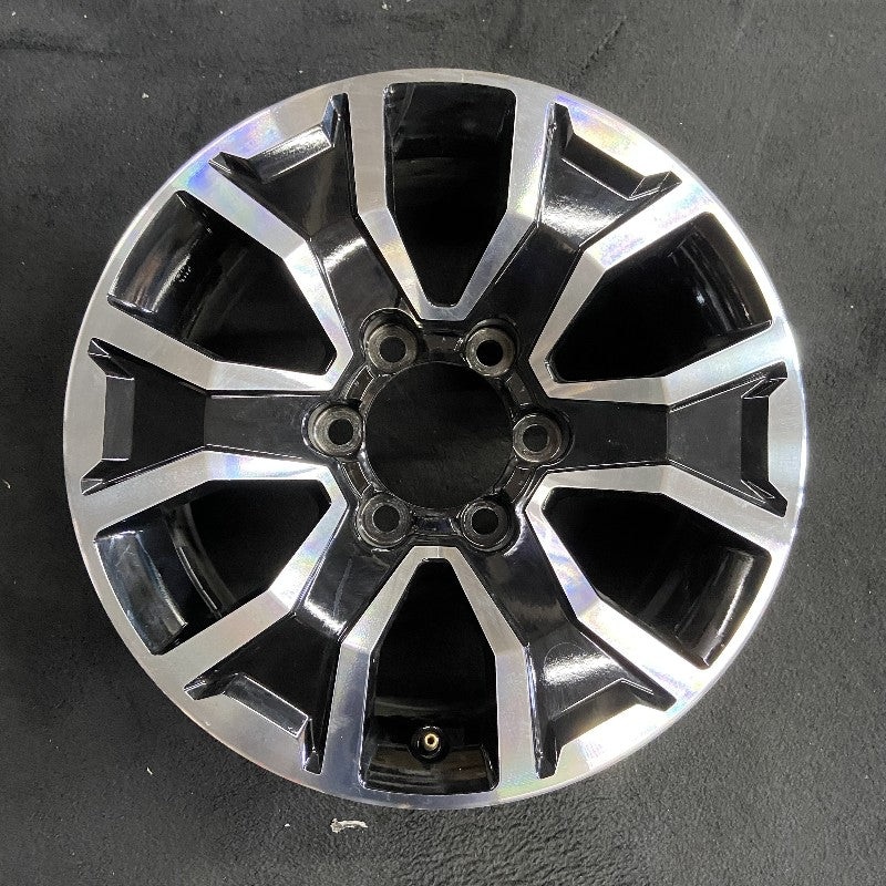 17″ TACOMA 20-23 17×7.5 alloy 6 spoke machined black Original OEM Wheel Rim