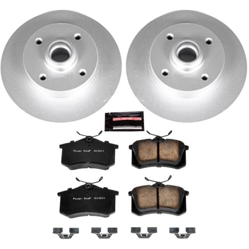 PowerStop Power Stop 90-92 Volkswagen Corrado Rear Z23 Evolution Sport Coated Brake Kit