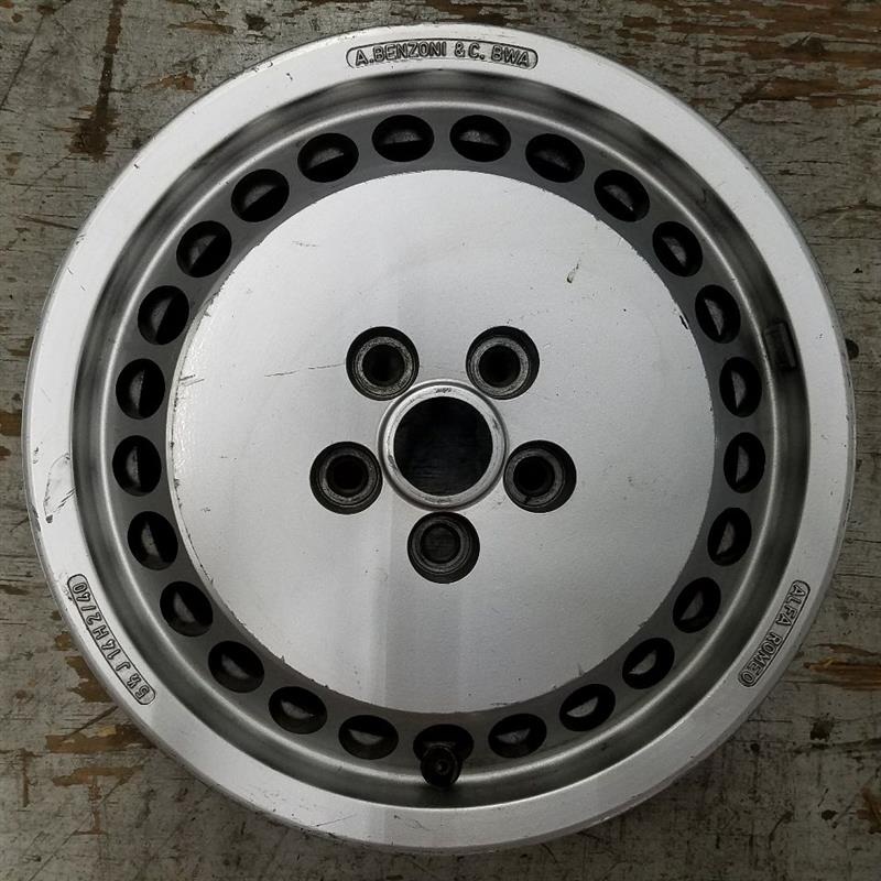 14″ ALFA-ROMEO MILANO 87-89 14×5.5 alloy 25 hole Original OEM Wheel Rim