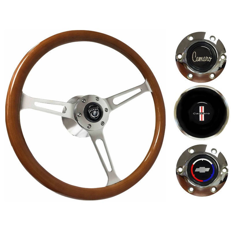 1969-89 Camaro Steering Wheel Kit | Classic Wood | ST3579