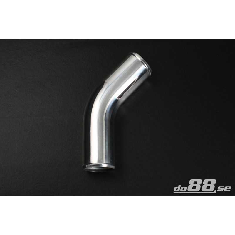 Aluminum pipe 45 degree 3,5” (89mm)