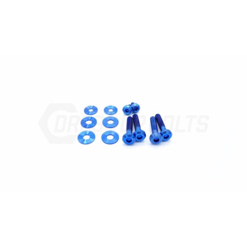 Dress Up Bolts 15-21 WRX/STI Titanium Hardware Trunk Kit – Blue | SUB-019-Ti-BLU