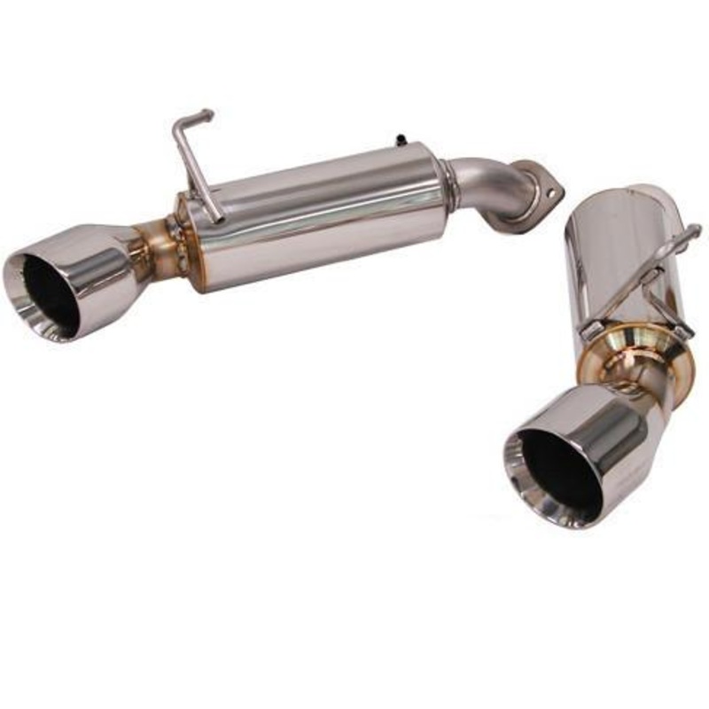 Revel VLS Medallion Touring Dual Muffler Axle-Back Exhaust | 2008-2013 Infiniti G37 RWD (T70132A)