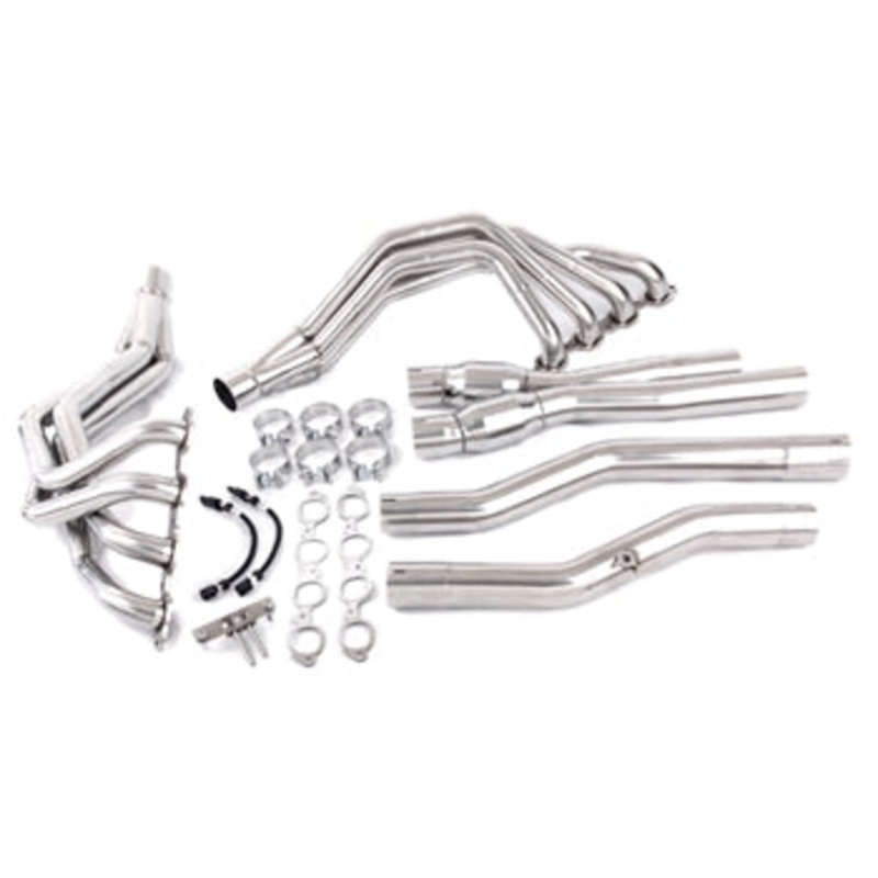 TSP C7 Corvette 2.00″ Long Tube Headers & 3″ Catted X-Pipe – 304 Stainless Steel