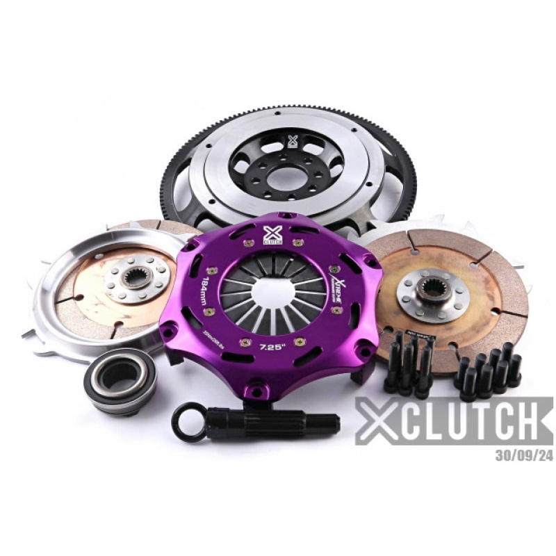 XClutch 03-05 Dodge Neon SRT-4 2.4L Turbo 7.25in Twin Solid Ceramic Clutch Kit