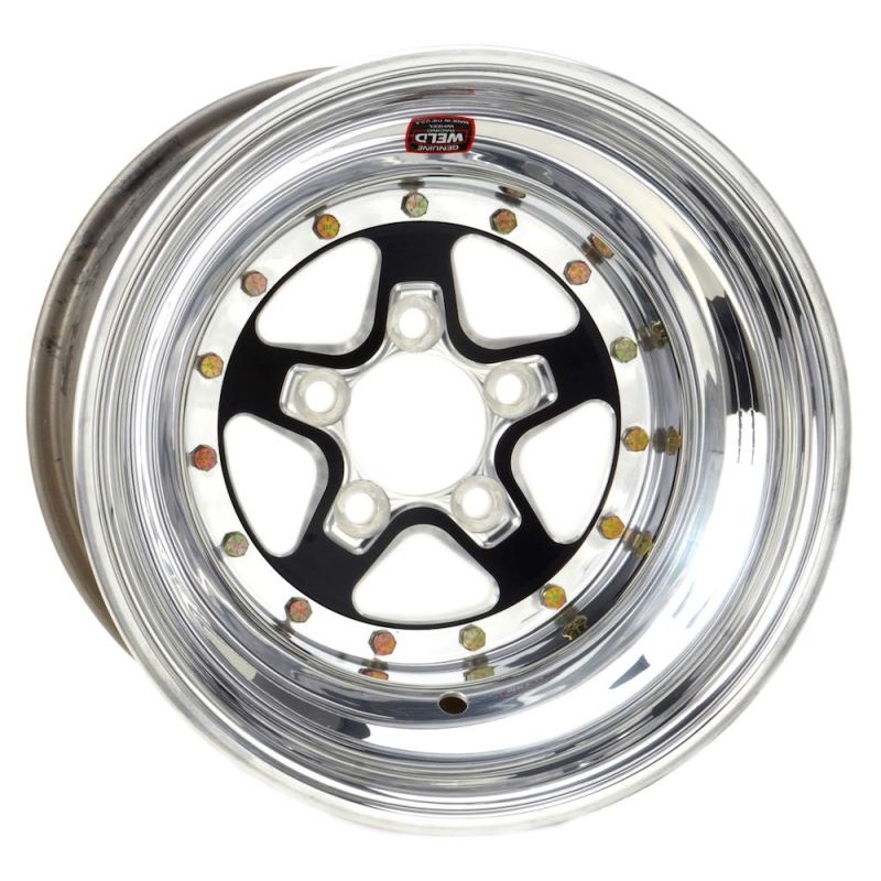 Weld Alumastar 2.0 15×12 / 5×4.5 BP / 7in. BS Black Center Wheel – Non-Beadlock