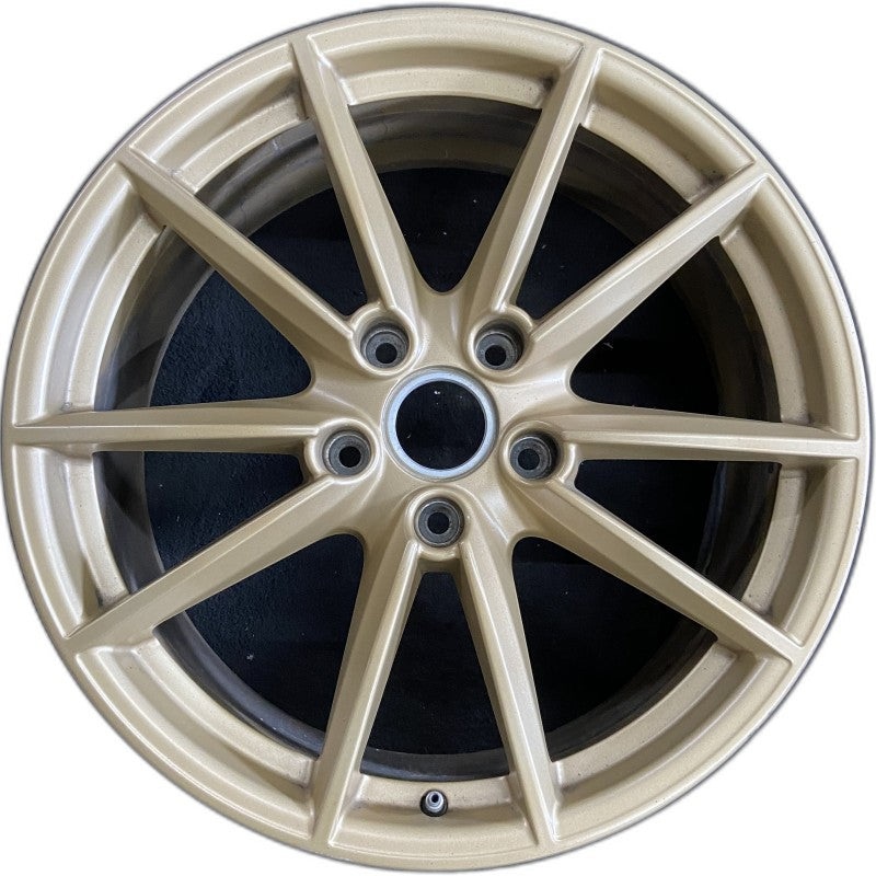 20″ PORSCHE 911 20-23 20×8.5 10 spoke straight spoke w/o machined face; gold Original OEM Wheel Rim