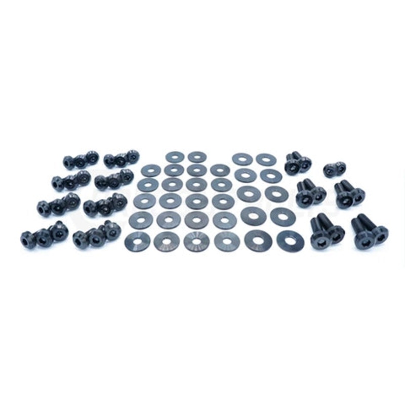 Dress Up Bolts Stage 1 Titanium Hardware Engine Bay Kit | 2012-2015 BMW 335i (BMW-013-Ti)