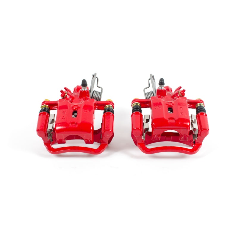 Power Stop 2001 Infiniti I30 Rear Red Calipers w/Brackets – Pair