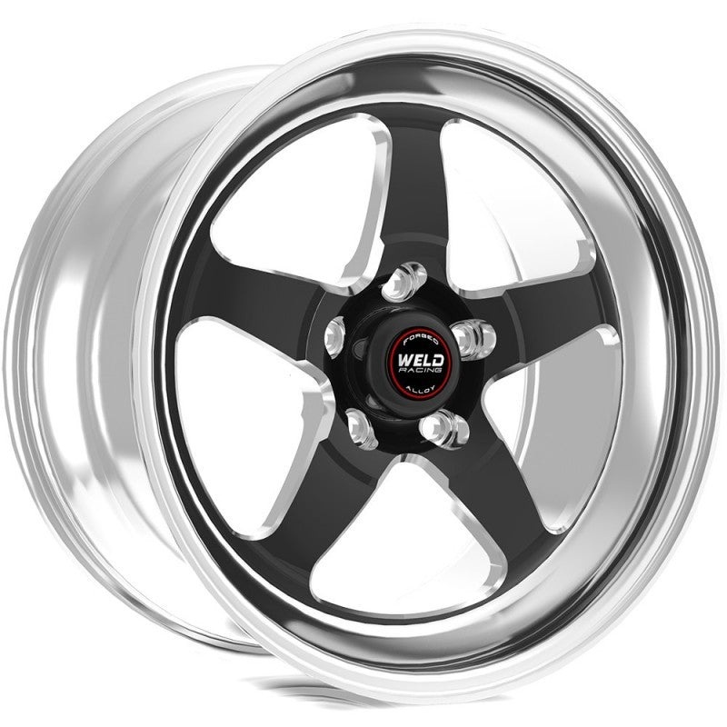 Weld S71 17×9 / 5×5 BP / 6.2in BS (30mm Offset) 3.18in ID Black Wheel (High Pad) –  Single Beadlock