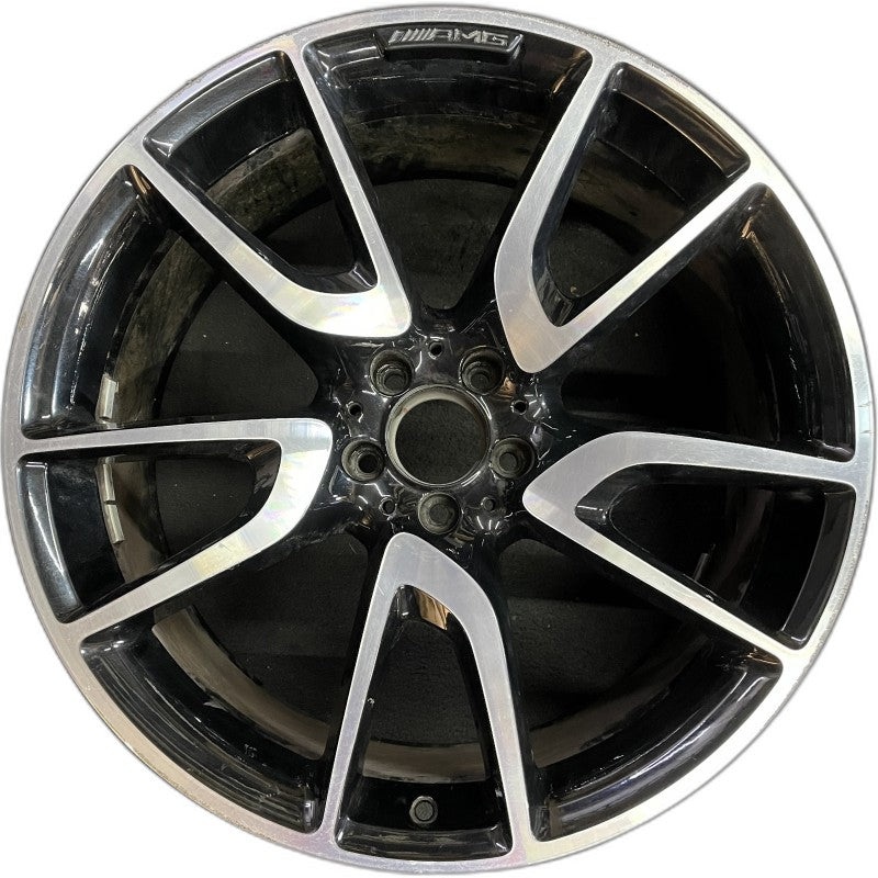 21″ MERCEDES GLC-CLASS 18-19 253 Type GLC43 21×9.5 machined face with black pockets Original OEM Wheel Rim
