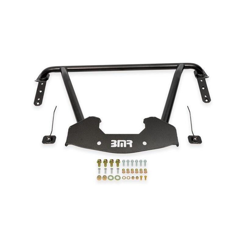 BMR 64-67 GM A-Body Bolt-On Front Reinforcement Chassis Brace – Black Hammertone