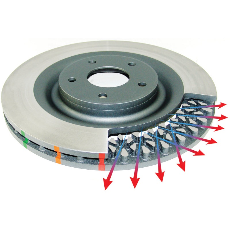 DBA 16-18 Ford Focus RS Front 5000 Series Slotted Ring