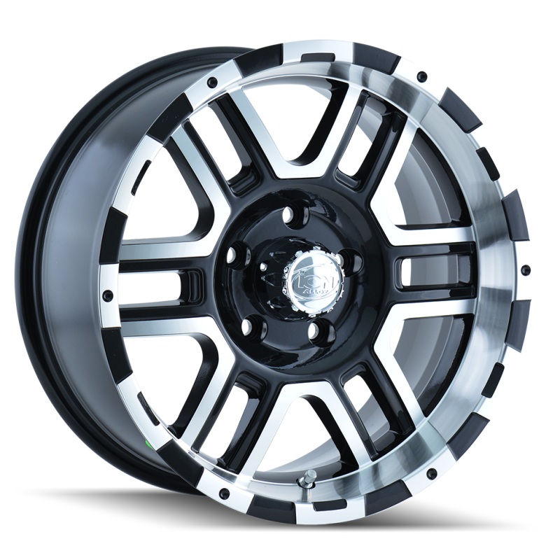 ION Type 179 17×8 / 5×135 BP / 10mm Offset / 87mm Hub Black/Machined Wheel