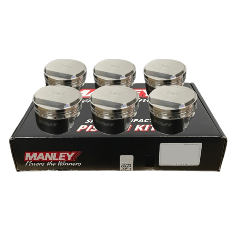 Manley  EXTREME DUTY Forged Pistons Set 2.7L Stroker Nissan RB26DETT 86.5mm +0.5mm 17 cc 9.0:1