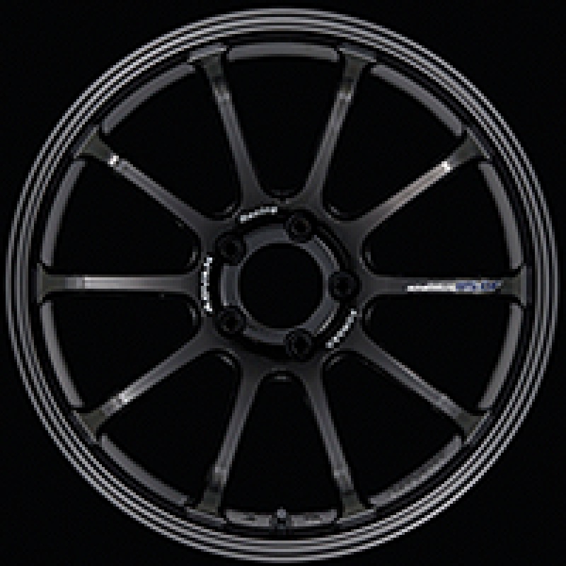 Advan RS-DF Progressive 18×12.0 +25 5-114.3 Racing Titanium Black Wheel