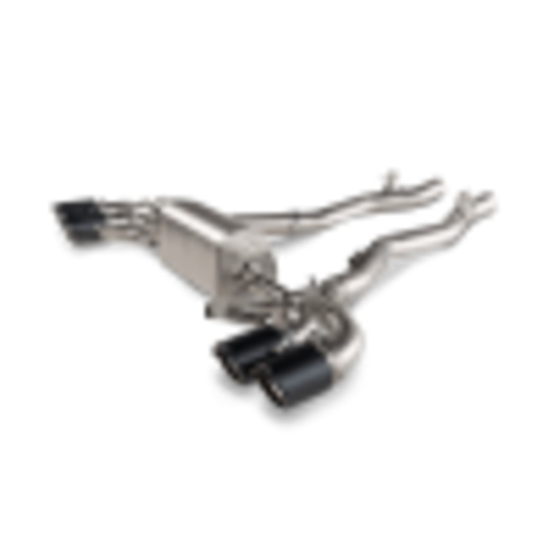 Akrapovic 2021 BMW M8/M8 Comp Gran Coupe (F93) w/OPF/GPF Slip-On Line (Titanium) w/Carbon Tips
