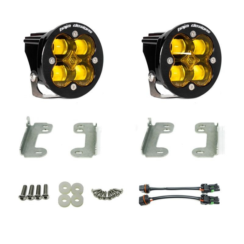 Baja Designs 2007-2018 Wrangler JL Rubicon Sport Fog Light Pocket Kit – Amber