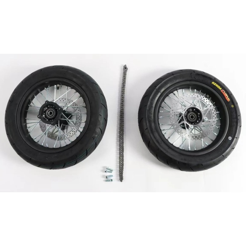 ETM RTR | 12in Supermoto Wheel Set