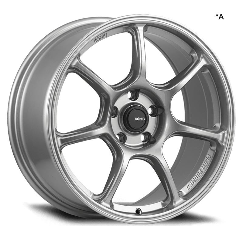 Konig Ultragram 18×9.5B 5×114.3 ET40 Titanium Metallic Knurled Bead