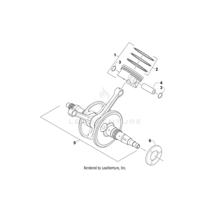 Piston 93 Mm Set – (Inc. 2-4) by Arctic Cat