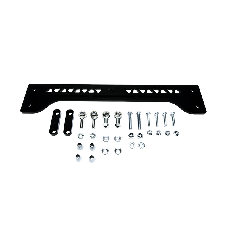 PLM Precision Works Rear Subframe Brace & Sway Bar End Links Honda Civic FC 2016+ / Type R 2017-21 | PW-RSB-HFC-BLK