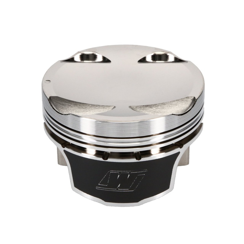 Wiseco K674M855AP Mitsubishi 4G63 7-Bolt -12cc Dish 8.5:1 CR Pistons – Set of 4