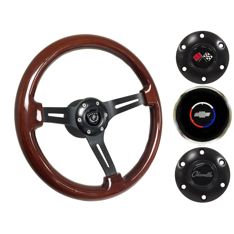1969-77 Chevelle Steering Wheel Kit | Walnut Wood | ST3027