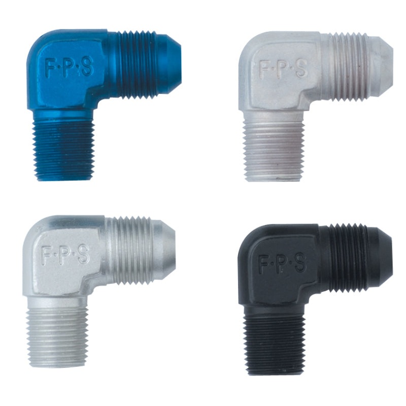 Fragola -10AN x 3/4 NPT 90 Degree Adapter – Black
