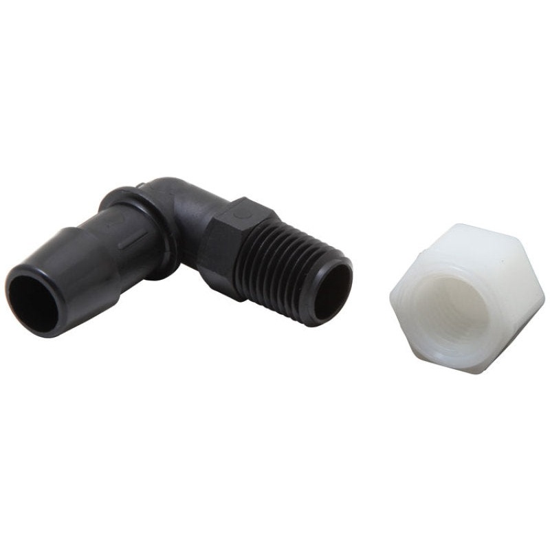 K&N Air Filter Vent Kit – White – 90 Degree Plastic 0.50in Flange 1.75in H 1.75in L