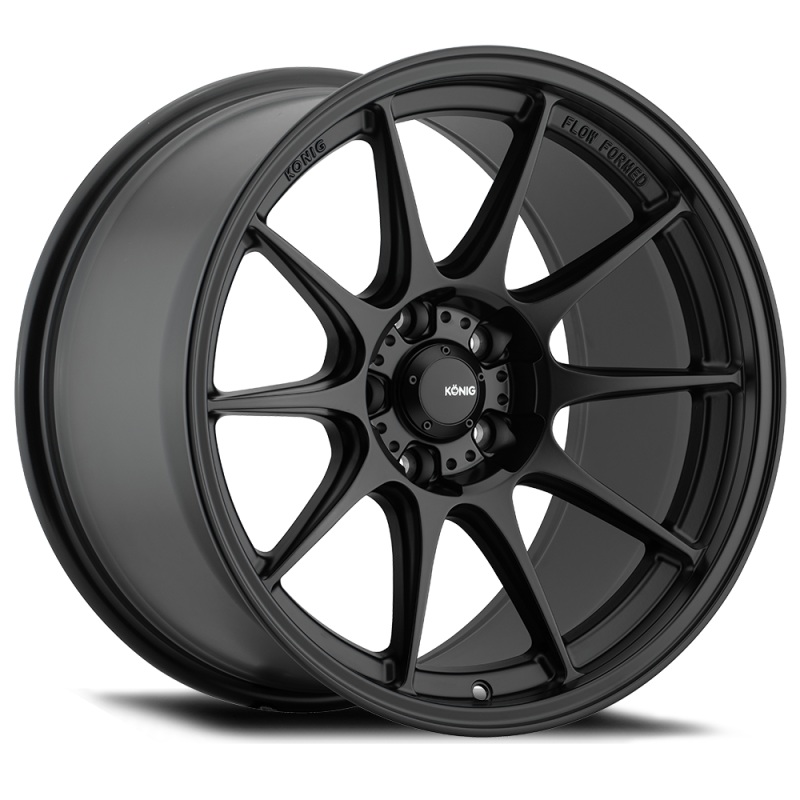 Konig Dekagram 18×9.5A 5×114.3 ET25 Semi-Matte Black
