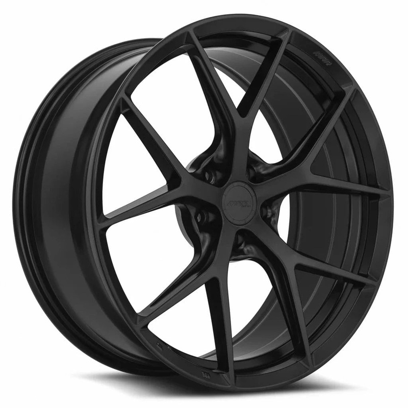 MRR FS6 20″ 5×100 up to 5×120.7 Matte Black (Custom Drilled)
