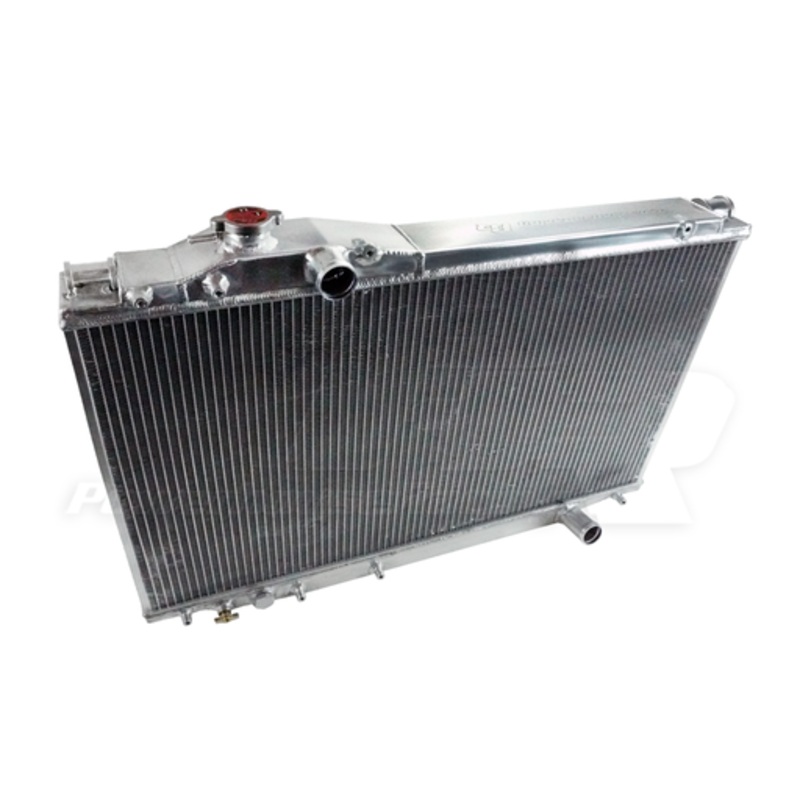PHR XTM Aluminum Race RadiatorWrinkle black powder coat finish