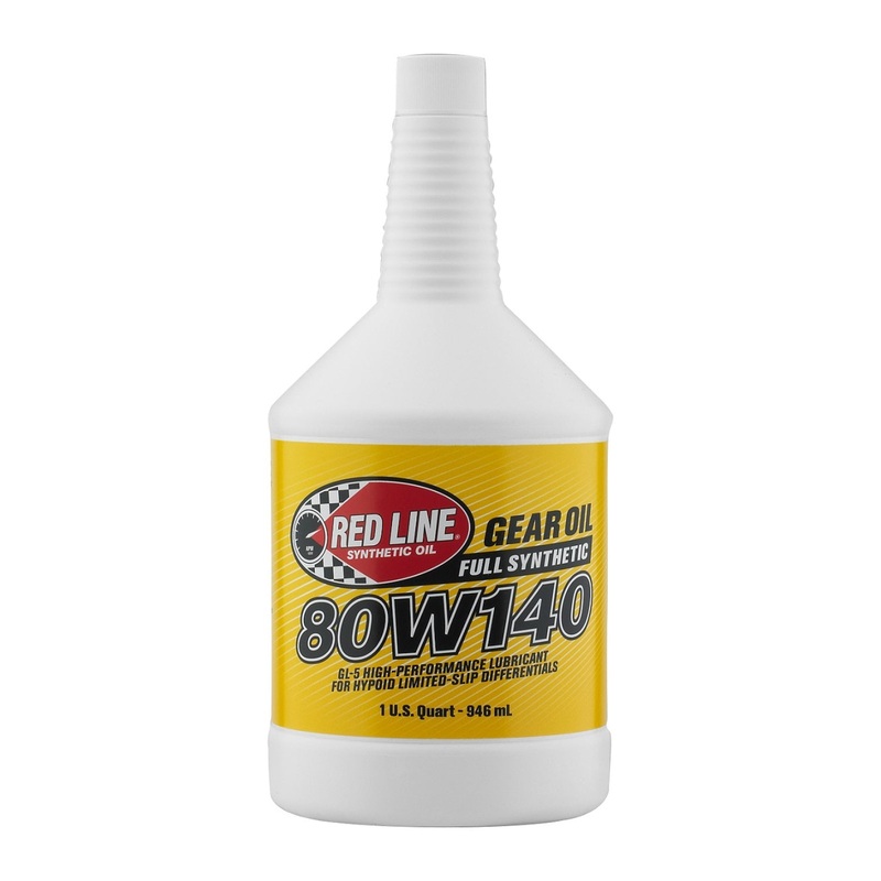 Red Line 80W140 GL-5 Gear Oil – Quart