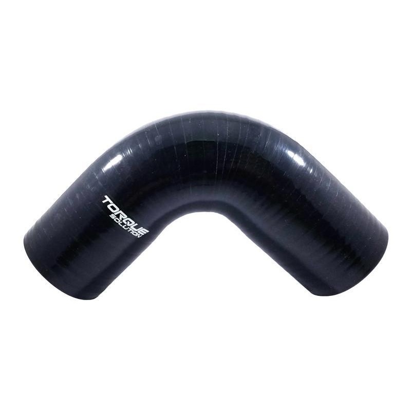 Torque Solution 90 Silicone Elbow Hose – 2.5in (TS-CPLR-90D25BK)
