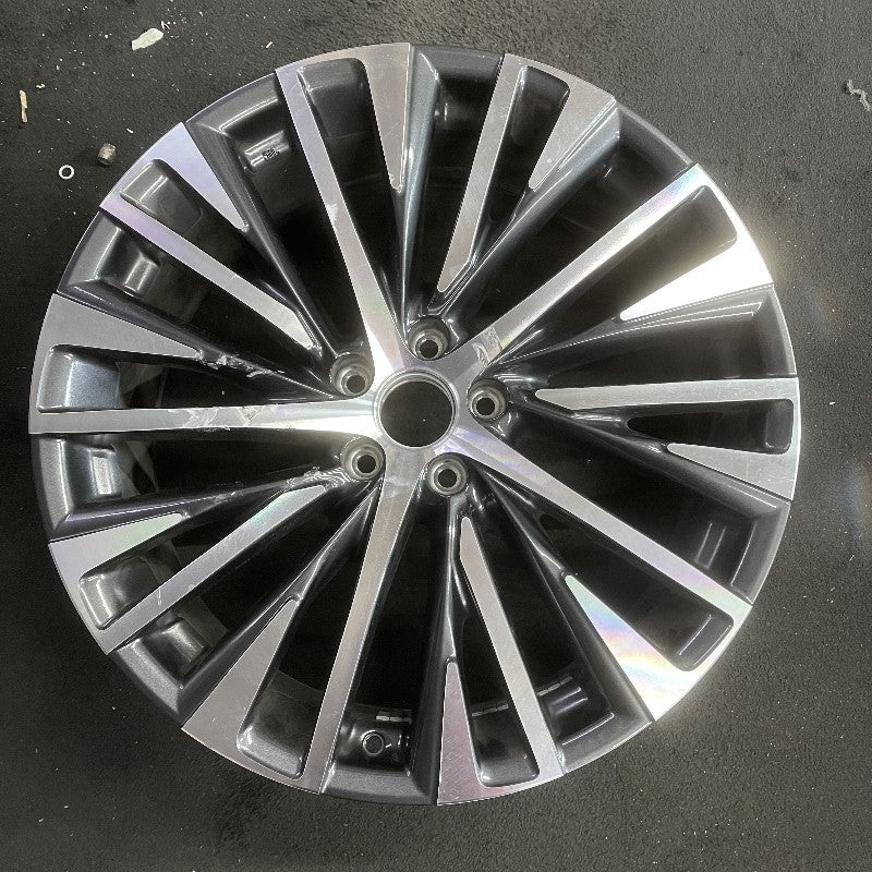 21″ LEXUS RX350 23-24 21×8 20 spoke machined black Original OEM Wheel Rim