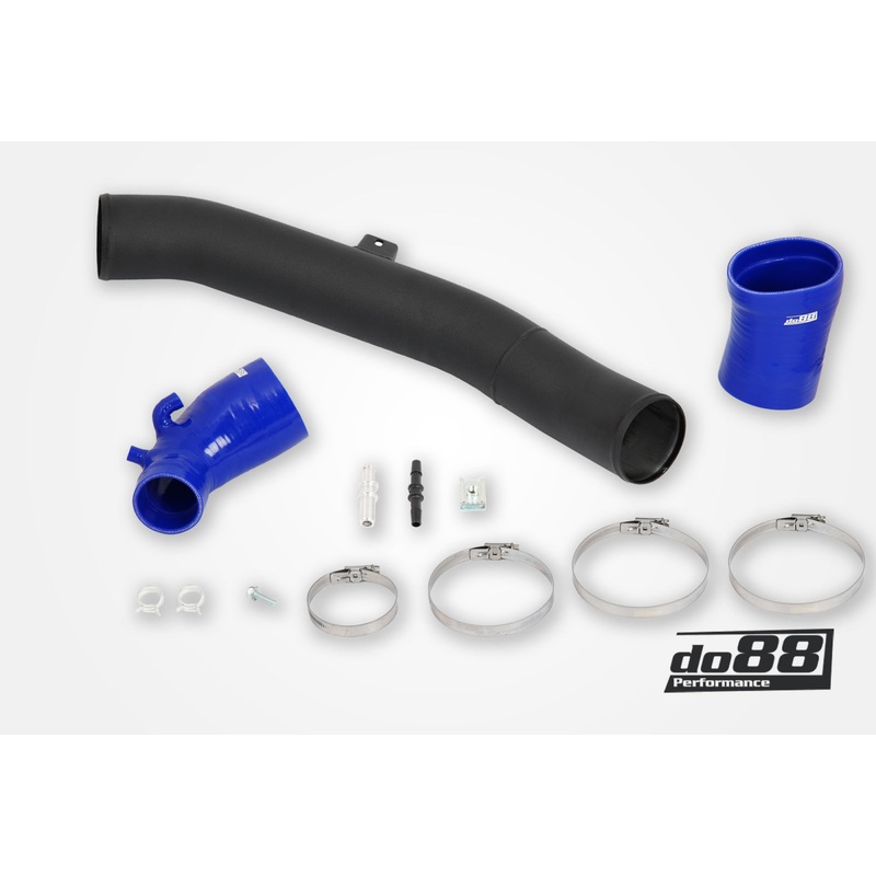 SAAB 9-5 2.8t V6 2010-2011 Inlet pipe with Blue hoses
