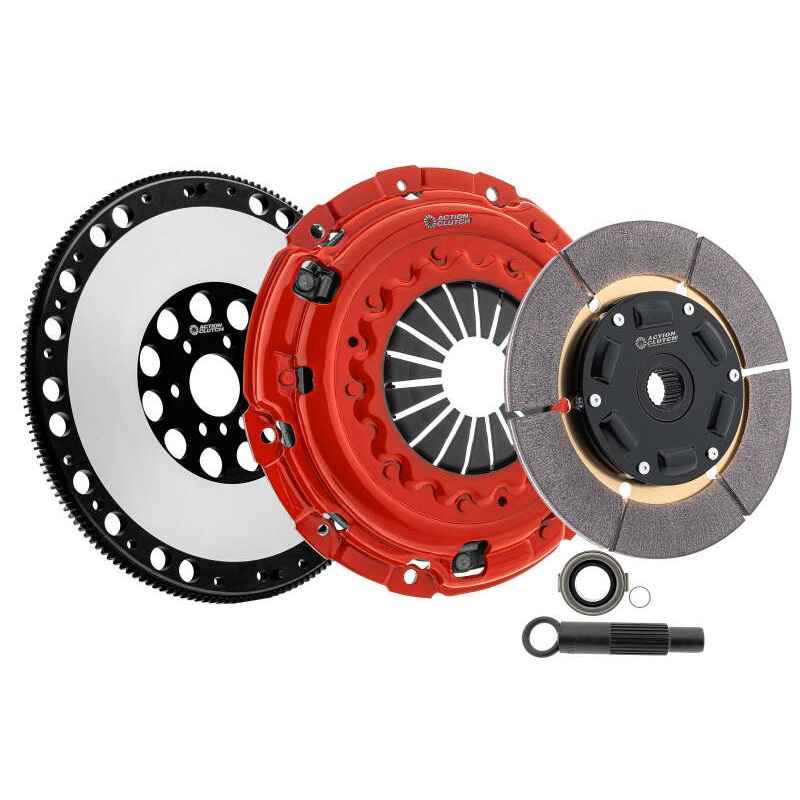 Action Clutch 01-03 BMW 325i/325xi 2.5L (4-Door) RWD Ironman Sprung (Street) Clutch w/Lightened FW