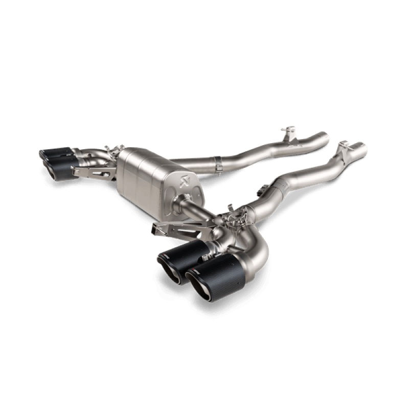 Akrapovic 2020 BMW M8/M8 Competition (F91/F92) w/OPF/GPF Slip-On Line (Titanium) w/Carbon Tips