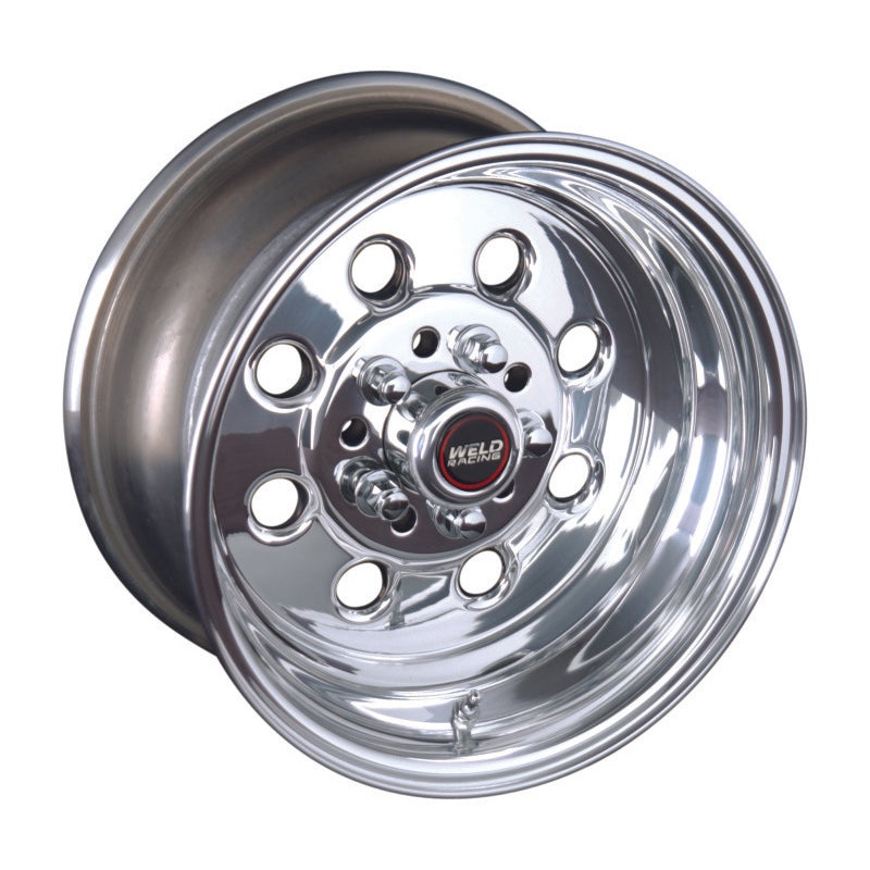 Weld Draglite 15×15 / 5×4.5 & 5×4.75 BP / 4.5in. BS Polished Wheel – Non-Beadlock