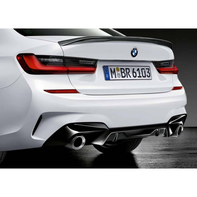 M Performance Rear Bumper Trim (Gloss Black) – BMW G20 / 330i / 330e / xDrive