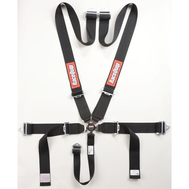 RaceQuip Black SFI CAMLOCK 5pt PD Lap Seat Belt