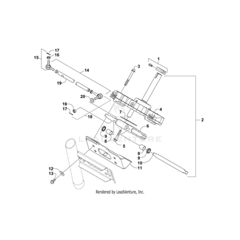 Rack & Pinion (Rb: 0505-814) (Inc. 3-11) by Arctic Cat